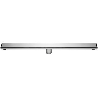 ALFI ABLD32B-PSS 32Inch Modern Polished Stainless Steel Linear Shower Drain with Solid Cover