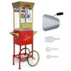 FONTOI 6/8/10/12/16/20 OZ Popcorn Machine with Cart Stainless Steel Kettle Heated Warming Deck and Old Maids Drawer for Easy Cleanup - 2 of 4