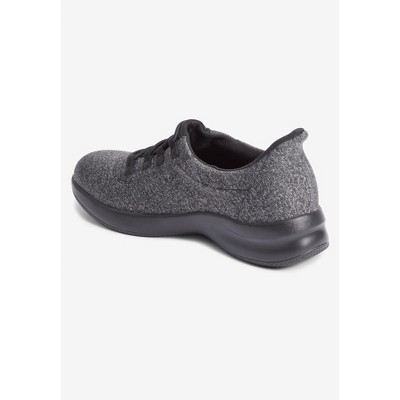 Женские кроссовки Comfortview The Dina Effortless Entry Step-In Sneaker - 10 WW, Black (Wide Widths Available) — фото 4