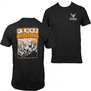Mens Stone Brewing w00tstout 2022 Jim Calafiore Art Front-Back T-Shirt - 1 of 4