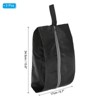 Unique Bargains Waterproof Outdoor Travel Portable Shoes Bag with Zipper 3 Pcs - 2 of 4