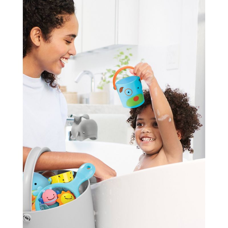 Skip Hop Stack Pour Buckets Bath Toy - 5pc, 5 of 11