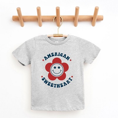 The Juniper Shop American Sweetheart Flower Youth Short Sleeve Tee