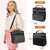 OPUX Insulated Lunch Box Men Women, Large Soft Cooler Bag Work School Picnic, Leakproof Tote Shoulder Strap Kid Adult - 2 of 4