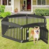 TUYOHW 4/6-panel Portable Dog Playpen for Indoor & Outdoor Use,Folding Pet Fence with Lockable Door for Small & Medium Dogs - 2 of 4