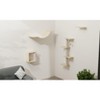 Gulches Pet Tower Collection: Versatile Cat Trees & Climbing Towers with Adjustable Heights, Hammocks, and Scratching Posts - 4 of 4