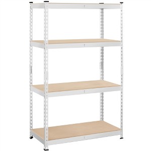 Yaheetech 4 Tiers Storage Shelf Metal Shelving Unit Steel Frame - 1 of 4
