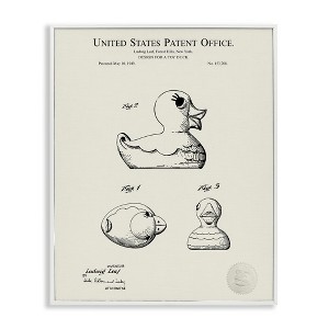 Stupell Industries Vintage Duck Toy Patent, 14" x 11" - 1 of 4