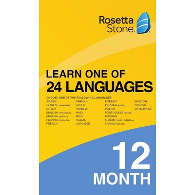 Rosetta Stone - 12 Month Language Agnostic