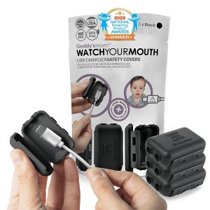 Geddy's Mom Watch Your Mouth- 3 Pk Black - 1 of 1