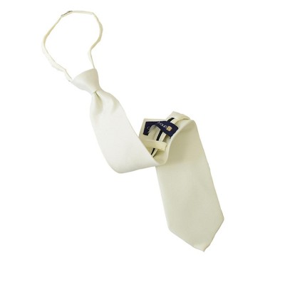 Men's Solid Color Pre-tied Zipper Necktie