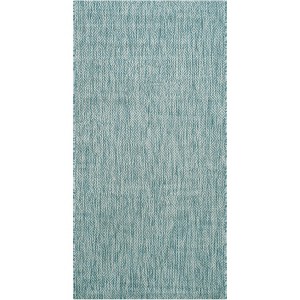 Courtyard CY8520 UV & Stain Resistant Non-Shedding Power Loomed Indoor/Outdoor Rugs - Safavieh - 1 of 4