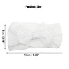 Unique Bargains Cotton Bow Headband Fashion Cute Hair Band for Child 6.3 Inch - 4 of 4