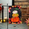 Evergreen Stacked Pumpkins Lustre Garden Flag 12 x 18 Inches Indoor Outdoor Decor - 3 of 4