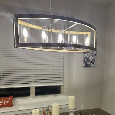 Marya Brushed Nickel Large Chandelier 37 3/4" Wide Modern Contemporary Sputnik 1