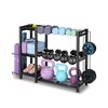 MOEPISY 3-Tier Dumbbell Rack Stand Only - Adjustable Weight Rack for Home Gym - 2 of 4
