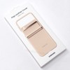Galaxy Z Flip4 Leather Cover Flap (Peach) Samsung Official - 3 of 3