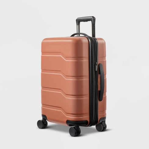 Basics Hardside Spinner Luggage 3-Piece Set Orange