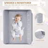 Garvee Portable Baby Changing Table, Foldable Diaper Change Table with Wheels, Adjustable Height, Cleaning Bucket, Changing Station for Newborn,Gray - 4 of 4
