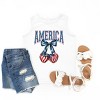 The Juniper Shop America Flag Cherries Coquette Youth Tank Top - 3 of 4