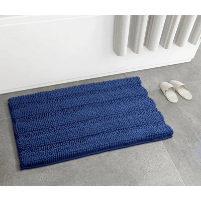 LunaLulink Chenille Bathroom Rug; Super Soft Thick Absorbent Shaggy Bath Rugs