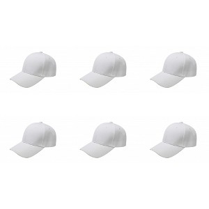 6 Pack Baseball Caps Comfortable and Stylish for All Seasons - 1 of 4