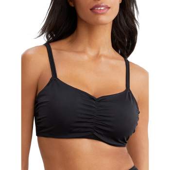 Elomi Women's Plus Size Plain Sailing Plunge Bikini Top - Es7284 34hh Black  : Target
