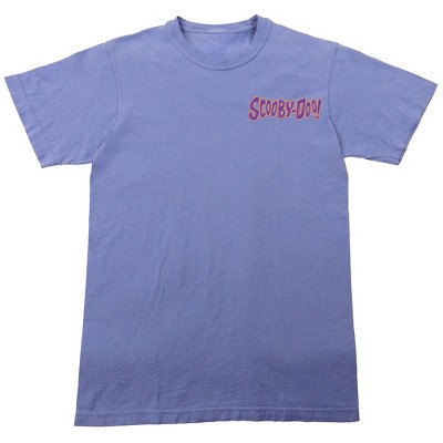 Scooby Doo Scooby and Shaggy With Logo Men's Periwinkle Short Sleeve Tee