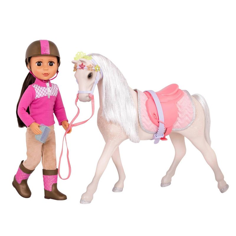 Glitter Girls Starlight 14&#34; Horse with Tiara Accessory Set for 14&#34; Dolls, 4 of 7