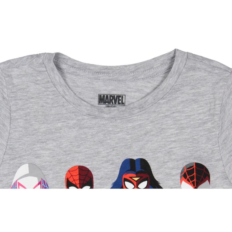 Marvel Girls' T-Shirt Spider-Man Spider-Gwen Suit-Up Graphic Tee, 3 of 4