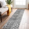 World Rug Gallery Cream Black Modern Maze Indoor Area Rug - 2 of 4