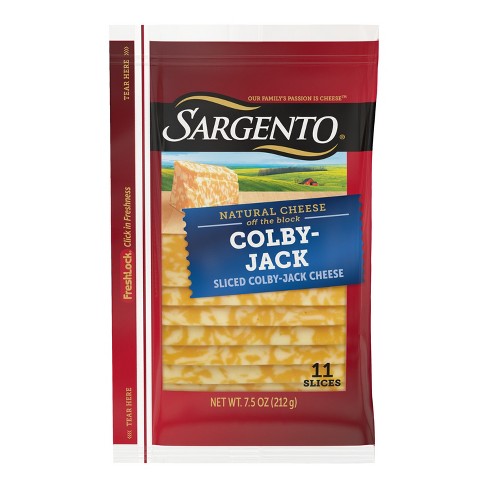 Sargento Natural Colby-jack Sliced Cheese - 7.5oz/11 Slices : Target