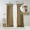 KWPZQEB Blackout Curtain Blinds - Faux Silk Curtains Window Treatment Blackout Drapes/Draperies for Bedroom, Living Room (1 Panels, 50x120") - 3 of 4