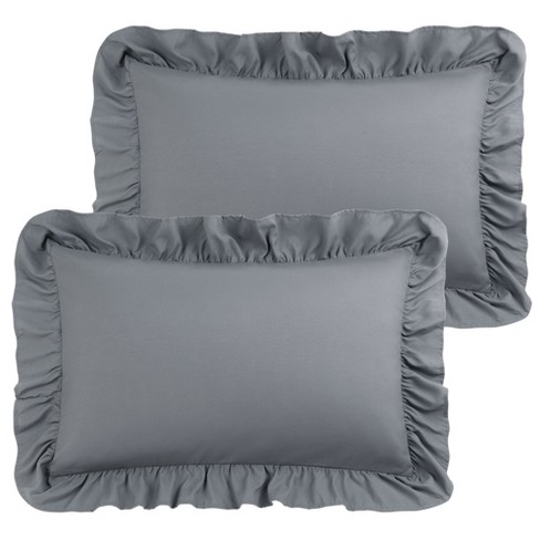 Ruffle Throw Pillow, The Soft White Ruffles