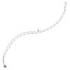 Silpada 'Stand A Chance' Sterling Silver White Cubic Zirconia Anklet, 9" + 1" - 2 of 4