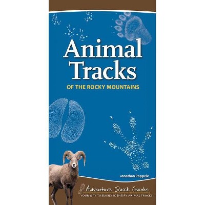 Animal Tracks of the Rocky Mountains - (Adventure Quick Guides) by  Jonathan Poppele (Spiral Bound)