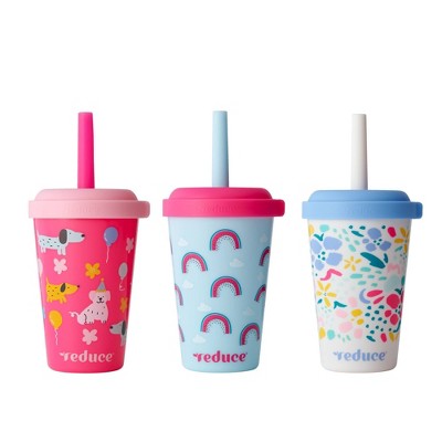 Reduce Go-Go's New Spill Proof 12oz Portable Drinkware with Straw Set