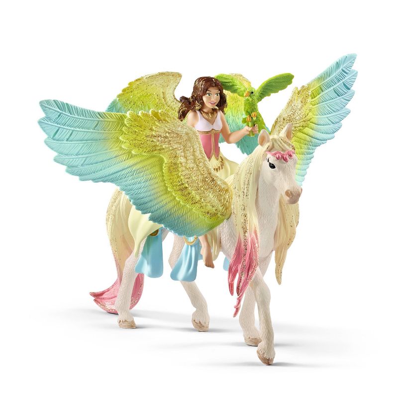 Schleich Fairy Surah with Glitter Pegasus, 1 of 6