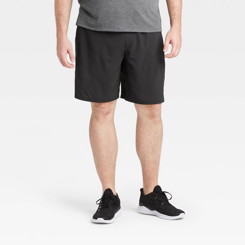 Men's Lined Run Shorts 9 - All In Motion™ Black S : Target