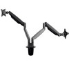 Monoprice Smooth Full Motion Dual Monitor Adjustable Gas Spring Desk Mount - Black, Supports Up to 34 Inch Monitors, Max 19.8 LBS Weight Per Display - 3 of 4