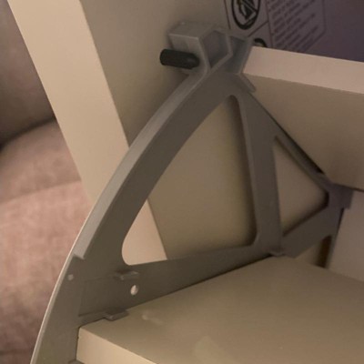 Simms 2 Drawer Modern Shoe Cabinet White - Baxton Studio : Target