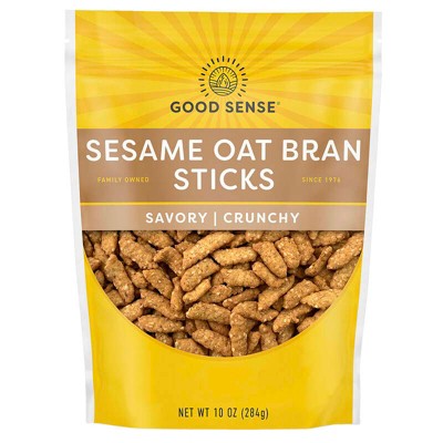 Good Sense, Sesame Oat Bran Sticks, Savory, Crunchy, 10 oz