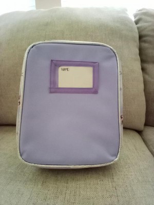 Frozen Kids' Square Lunch Box and Bag - Purple 1 ct