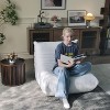 SYFERLORY Soft Beanbag Chair - Memory Foam Floor Sofa for Living Room, Bedroom or Office - Single Seat Lounger with Removable Cover - 3 of 4