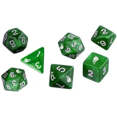 Renegade Power Rangers RPG Green Dice Set, Official Accessories