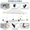 10x20 Pop Up Canopy Tent, Heavy Duty Commercial Easy Up Canopy with Removable Sidewalls, Awning & Roller Bag for Outdoor, Parties, Garden Gazebo Tent - 3 of 4
