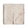 Mushie Organic Cotton Muslin Swaddle Blanket - 4 of 4