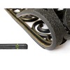 RugSmith Gold Moulded Vines Half-round Rubber Doormat Doormat - 4 of 4