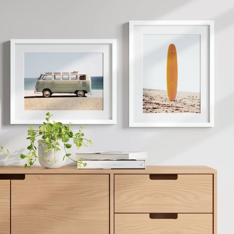 (Set of 2) 16&#34; x 20&#34; Van and Surfboard Framed Wall Art - Project 62&#8482;, 3 of 14