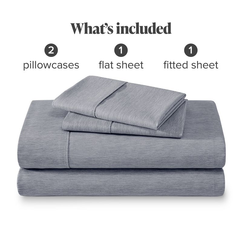 4 Piece Sheet Set - Ultra Soft, Double Brushed, Easy Care - Bare Home, 5 of 10